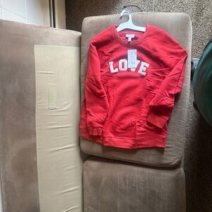 Red LOVE Sweatshirt